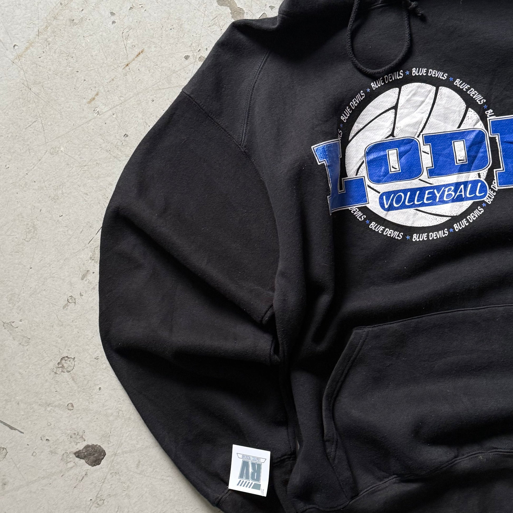 Badger Sport Lodi Volleyball hoodie – Vintage sports hættetrøje (M) - Re:Junk Vintage