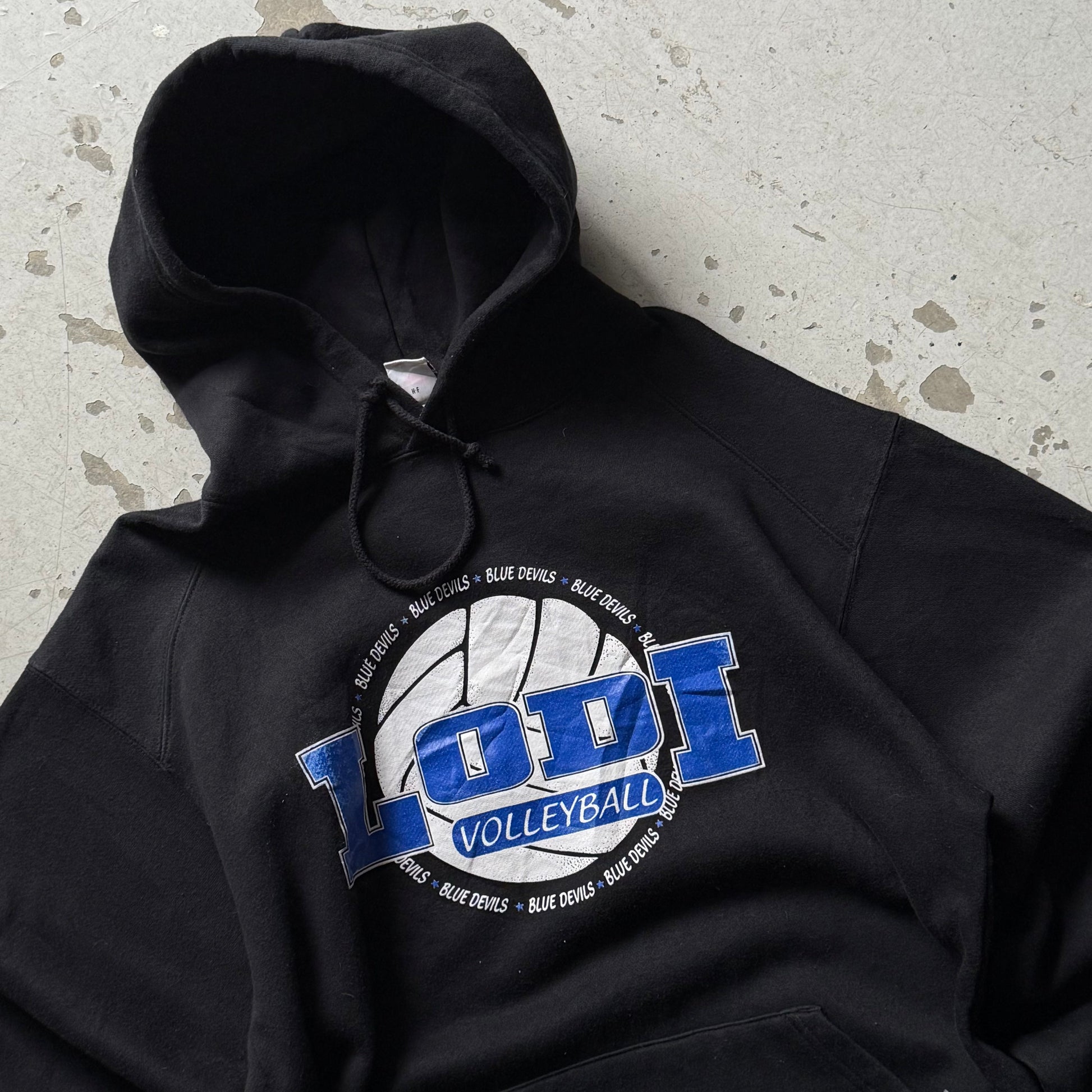 Badger Sport Lodi Volleyball hoodie – Vintage sports hættetrøje (M) - Re:Junk Vintage