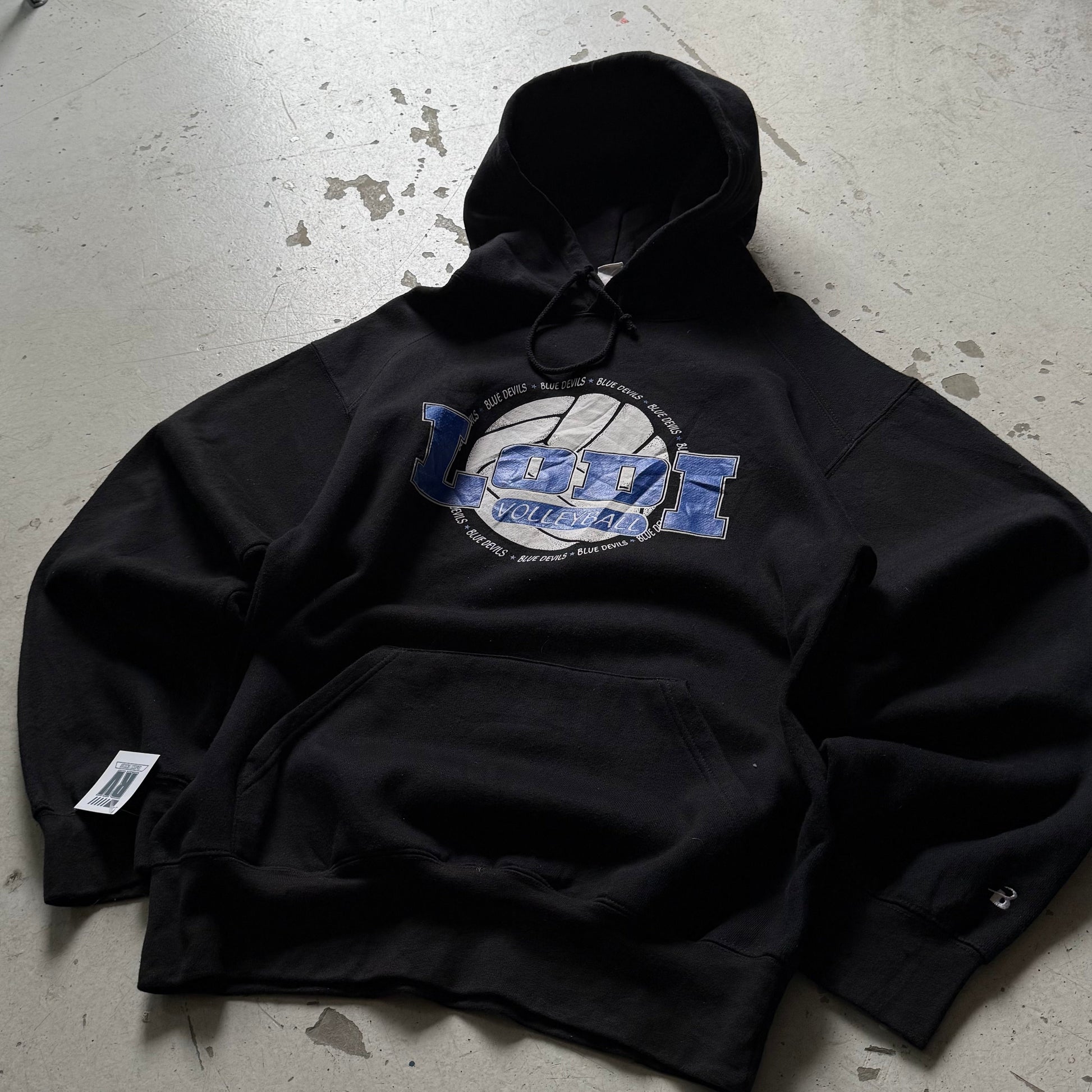 Badger Sport Lodi Volleyball hoodie – Vintage sports hættetrøje (M) - Re:Junk Vintage