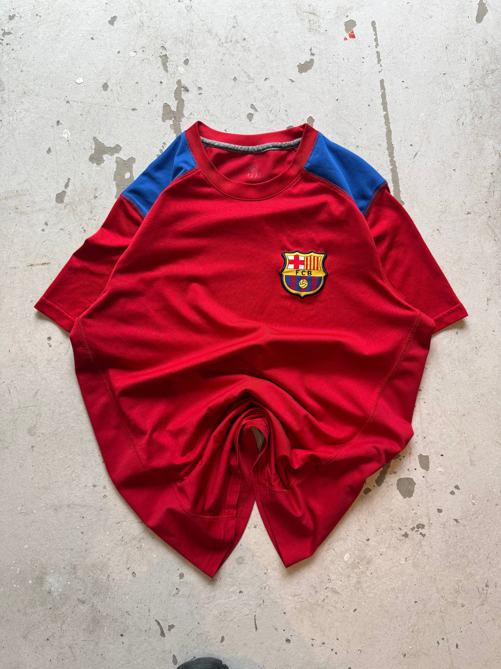 Barcelona Vintage Fodboldtrøje - Medium - Re:Junk Vintage