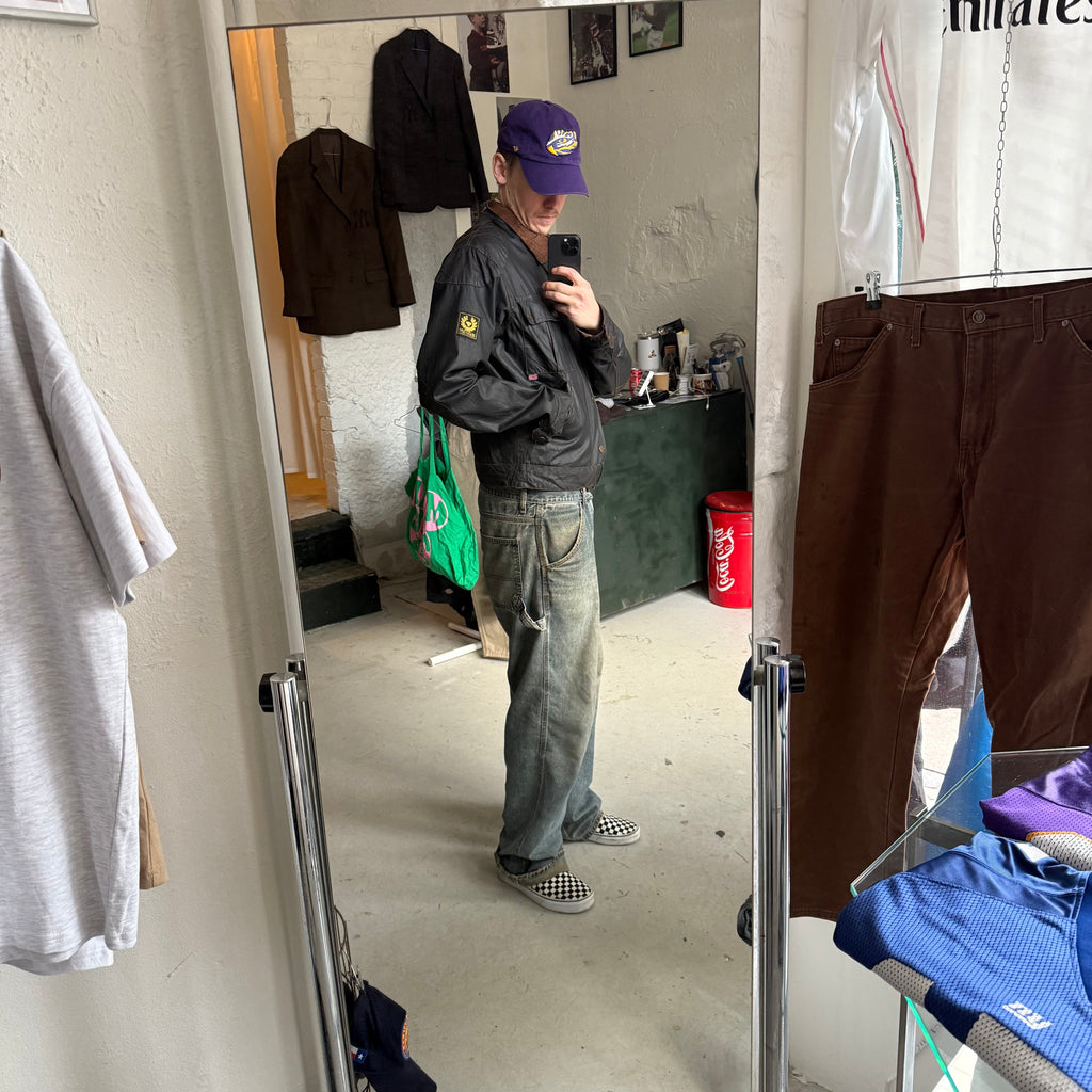 Belstaff Black Prince – Vokset motorcykeljakke – Herre XL - Re:Junk Vintage