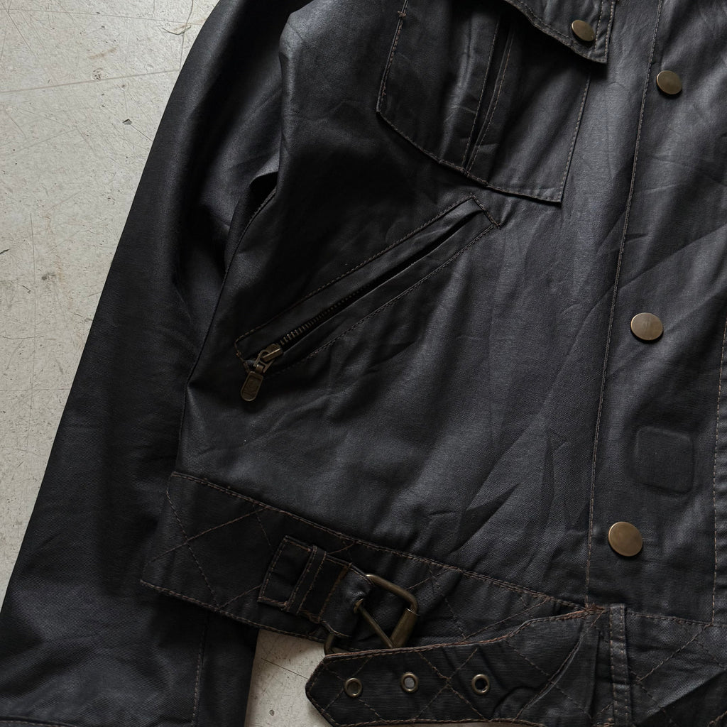 Belstaff Black Prince – Vokset motorcykeljakke – Herre XL - Re:Junk Vintage