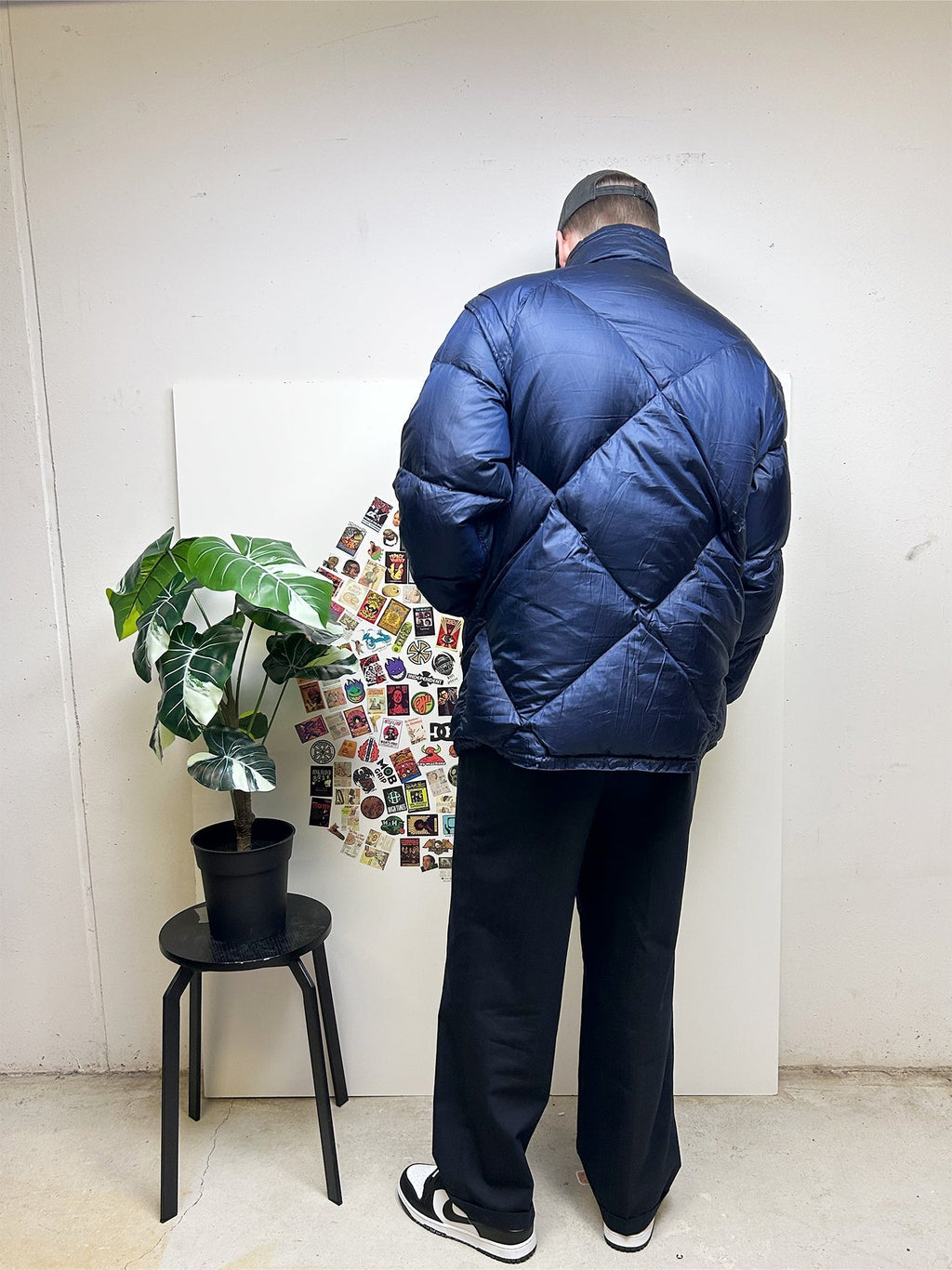 Blue Pufferjacket - XL - Re:Junk Vintage