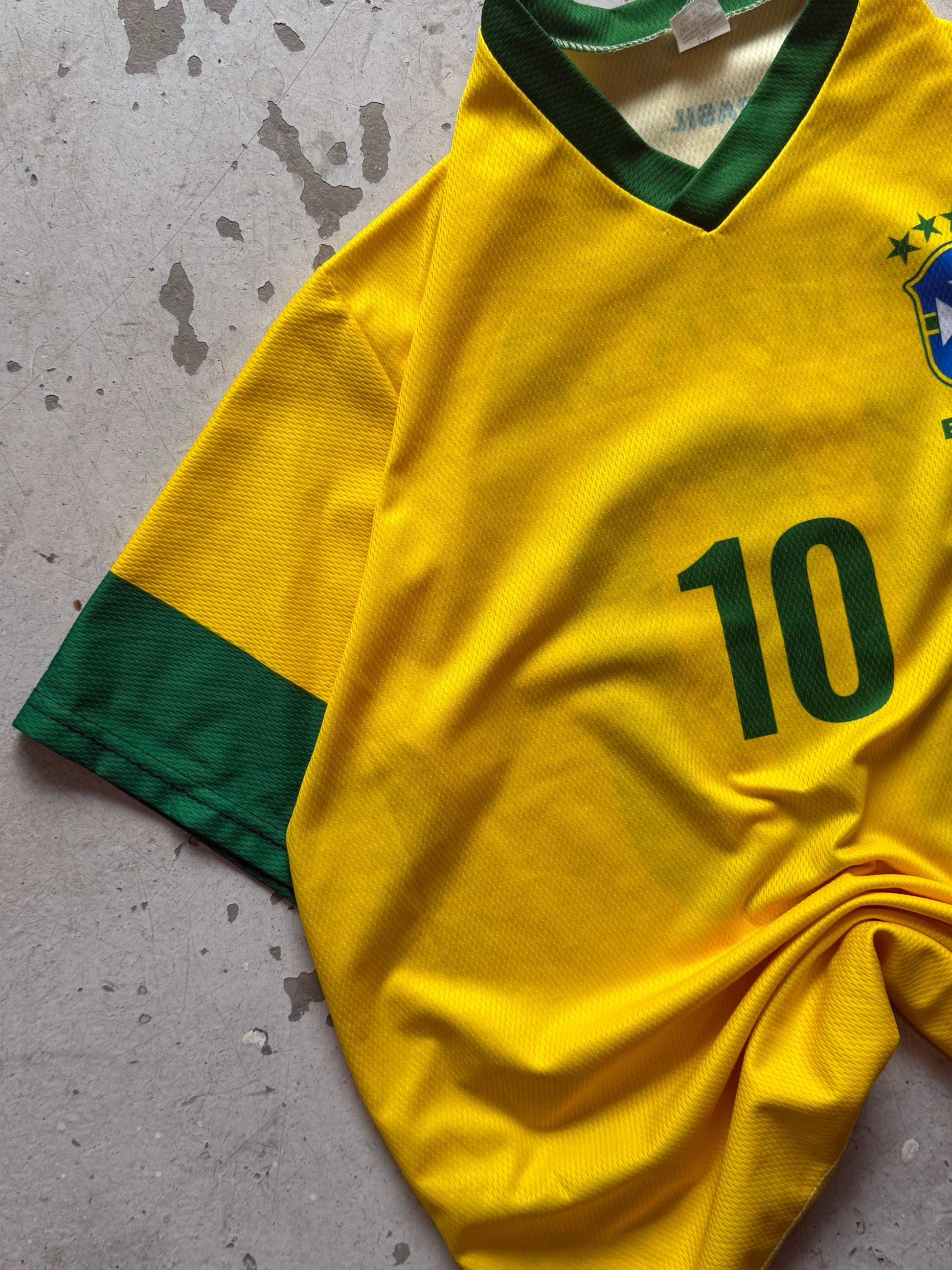 Brasilien Vintage Fodboldtrøje – Replica 2018 - Medium - Re:Junk Vintage