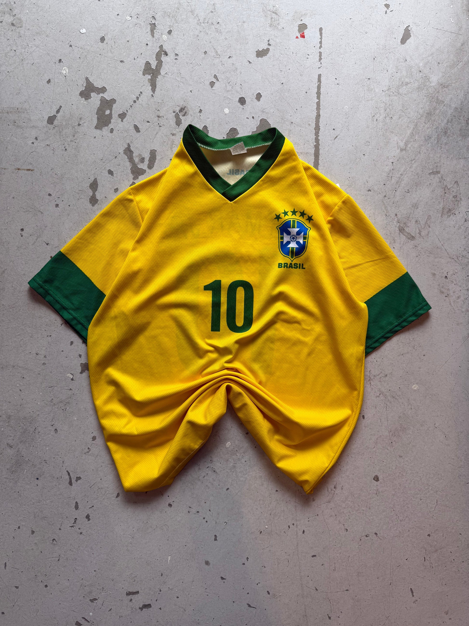 Brasilien Vintage Fodboldtrøje – Replica 2018 - Medium - Re:Junk Vintage