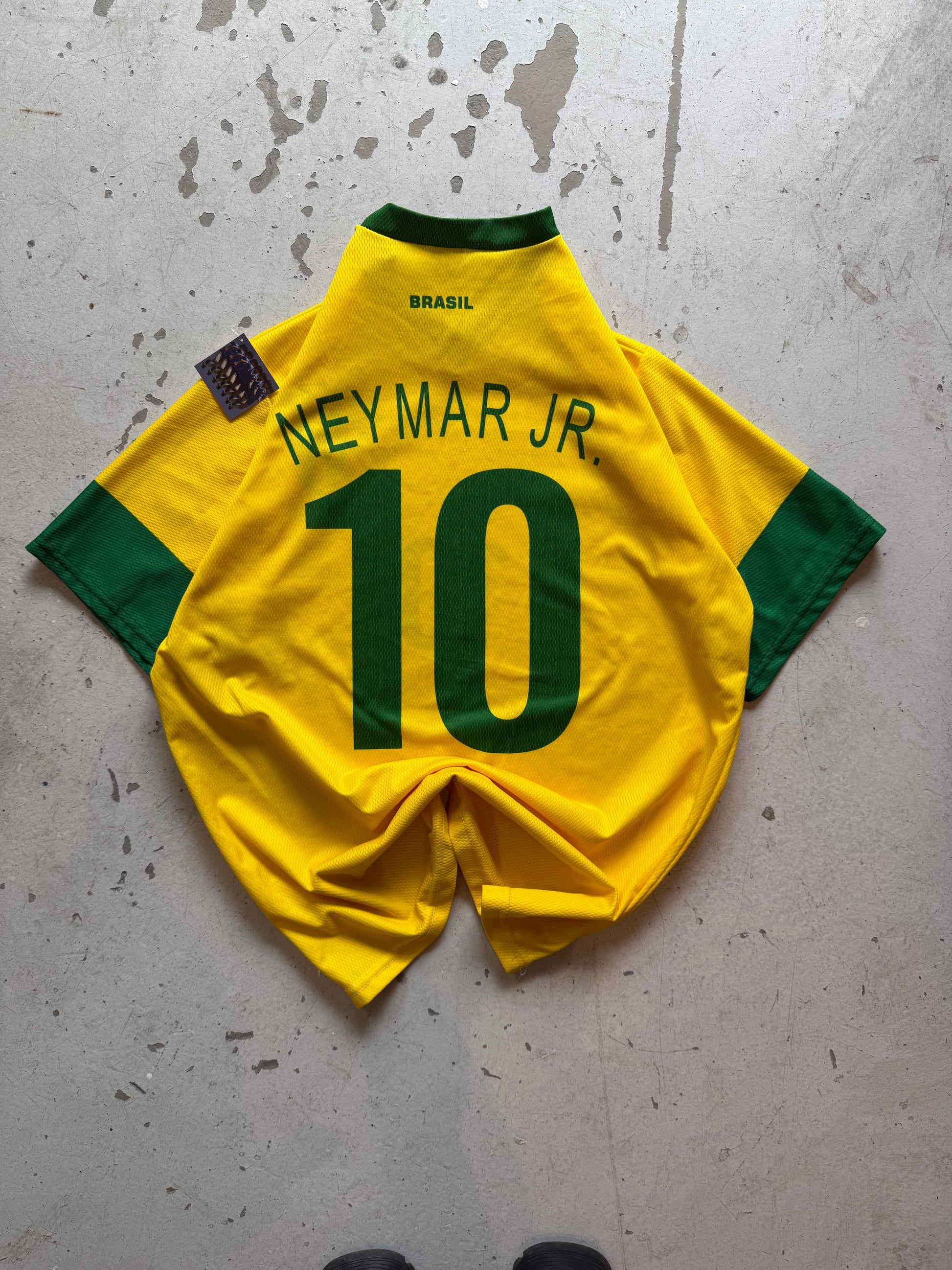 Brasilien Vintage Fodboldtrøje – Replica 2018 - Medium - Re:Junk Vintage