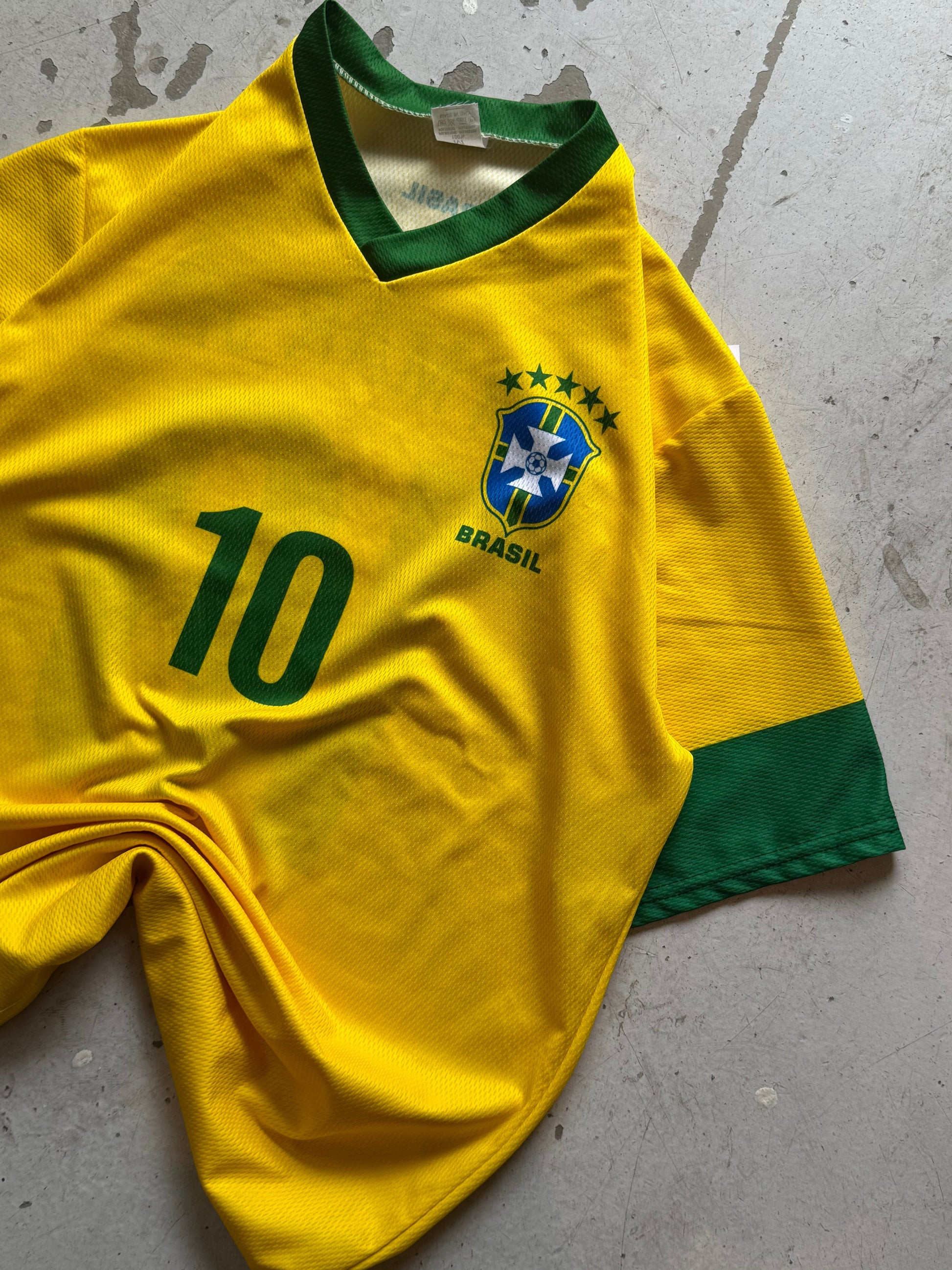 Brasilien Vintage Fodboldtrøje – Replica 2018 - Medium - Re:Junk Vintage