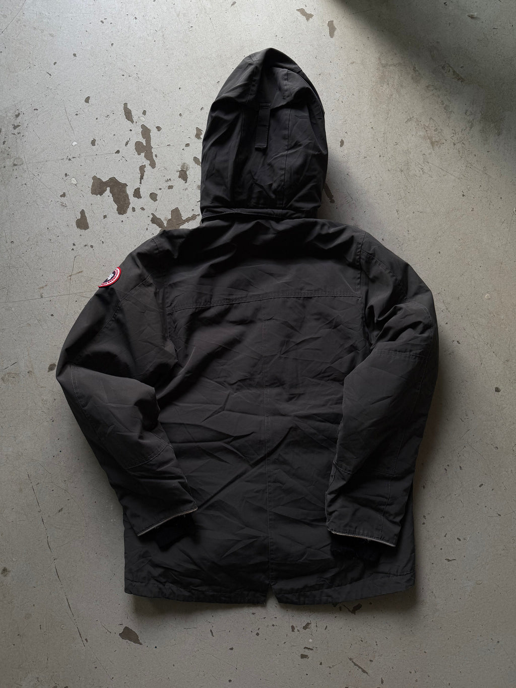 Canada Goose vinterjakke vintage mørkegrå Arctic Program str. Small - Re:Junk Vintage