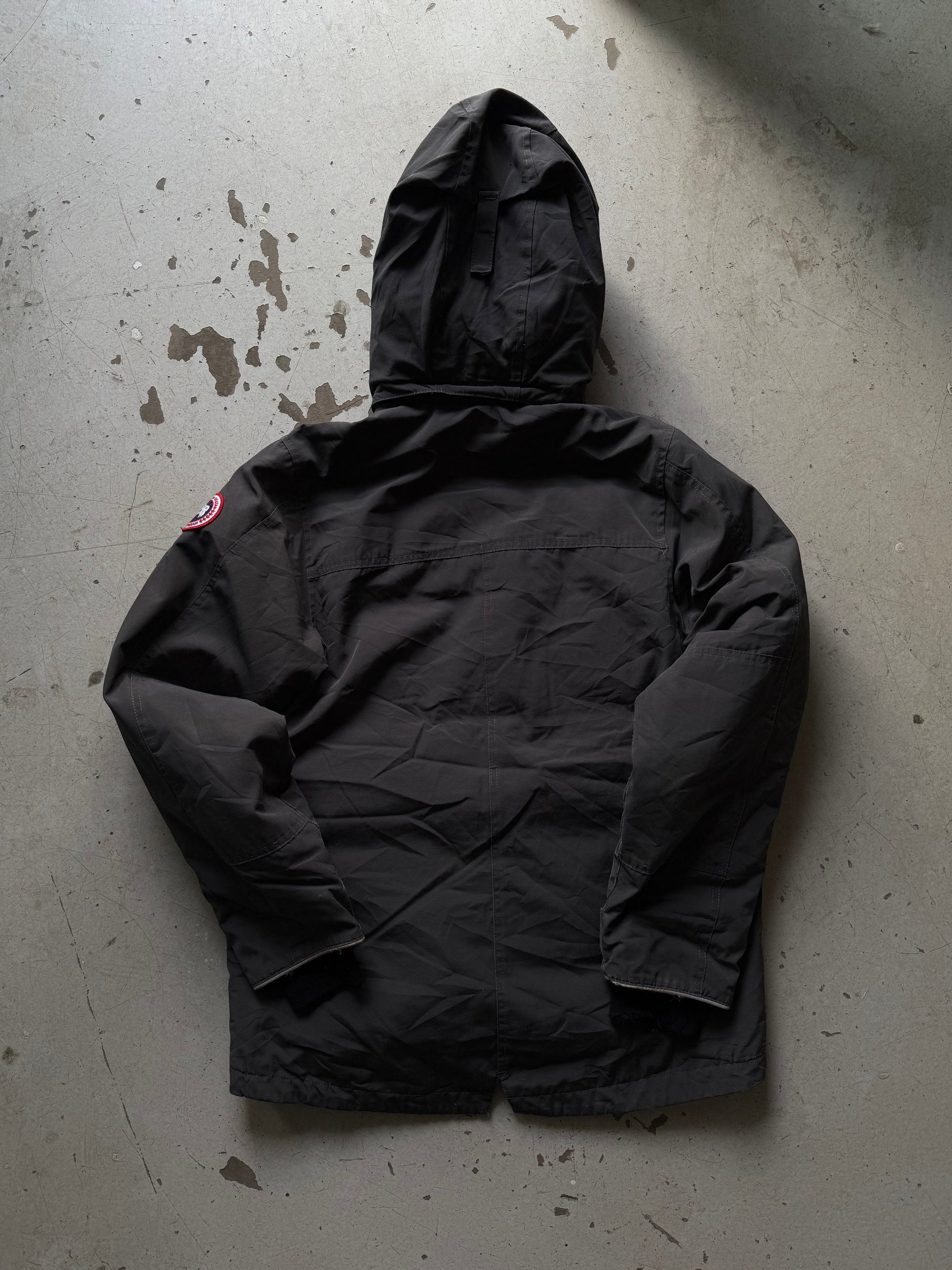 Canada Goose vinterjakke vintage mørkegrå Arctic Program str. Small - Re:Junk Vintage