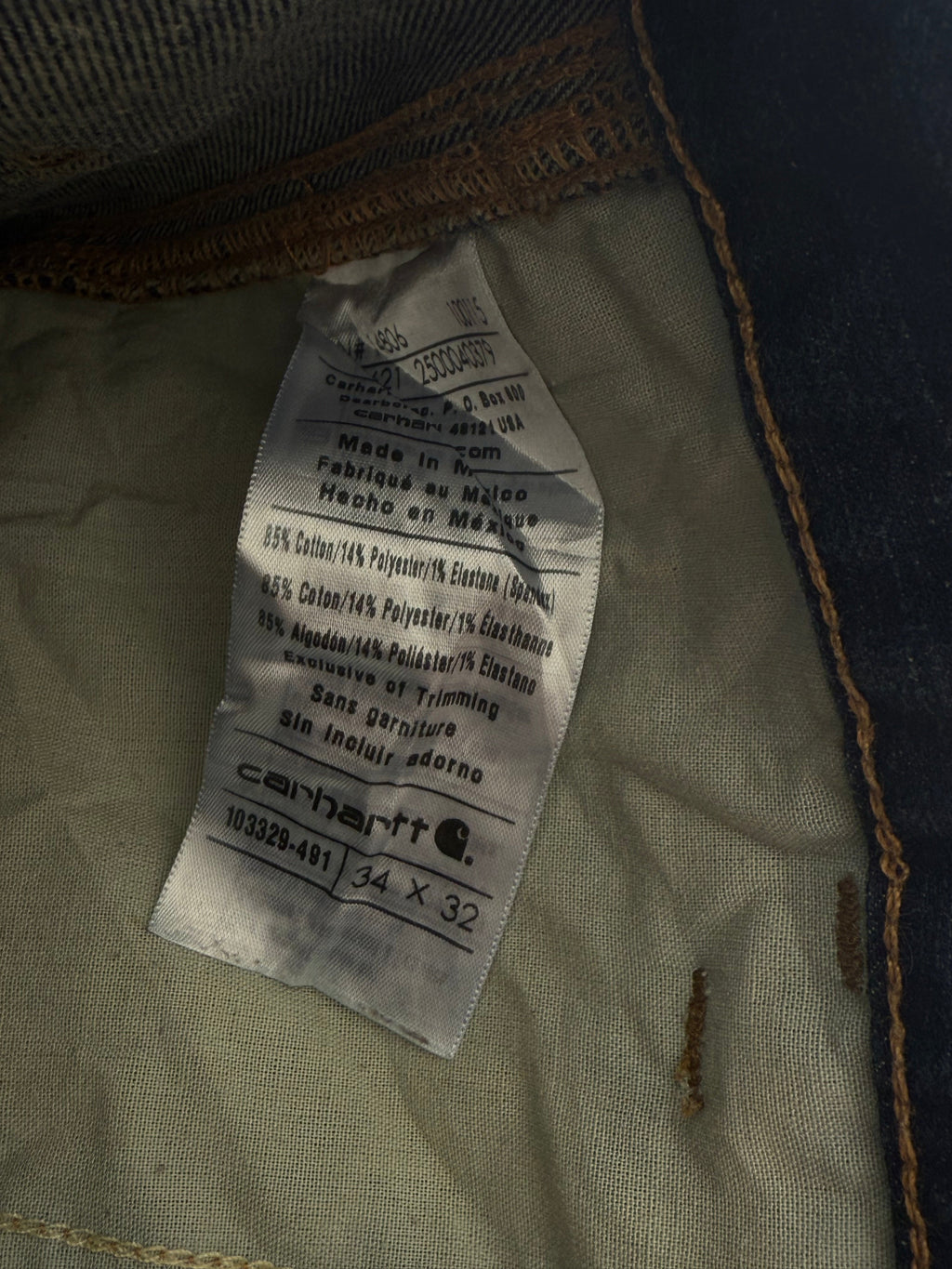 Carhartt | Carpenter jeans | Paint | W34/L32 - Re:Junk Vintage
