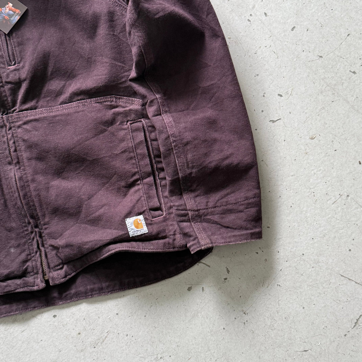 Carhartt Full Swing Jakke – Mørkelilla (Vintage Workwear) - Re:Junk Vintage