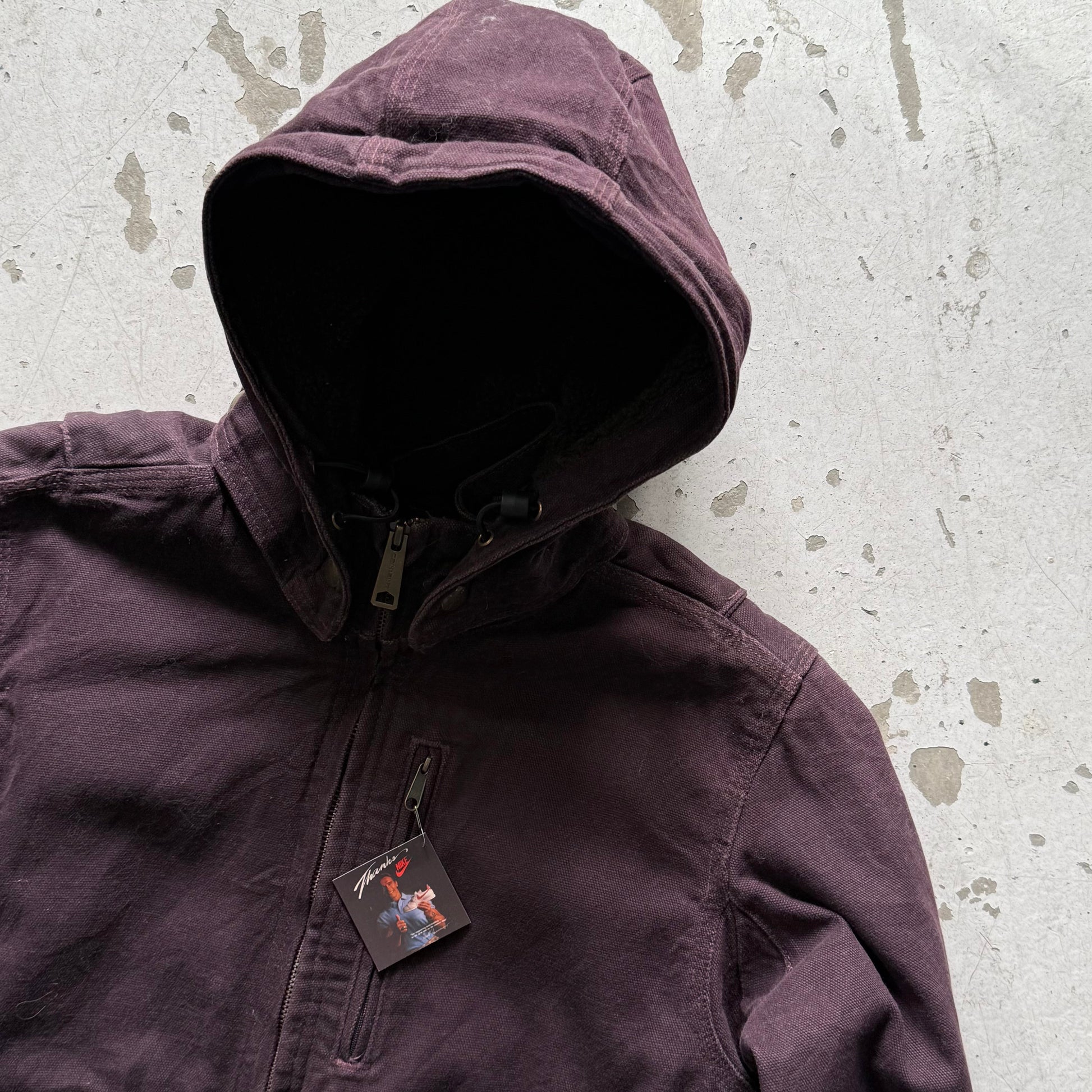 Carhartt Full Swing Jakke – Mørkelilla (Vintage Workwear) - Re:Junk Vintage