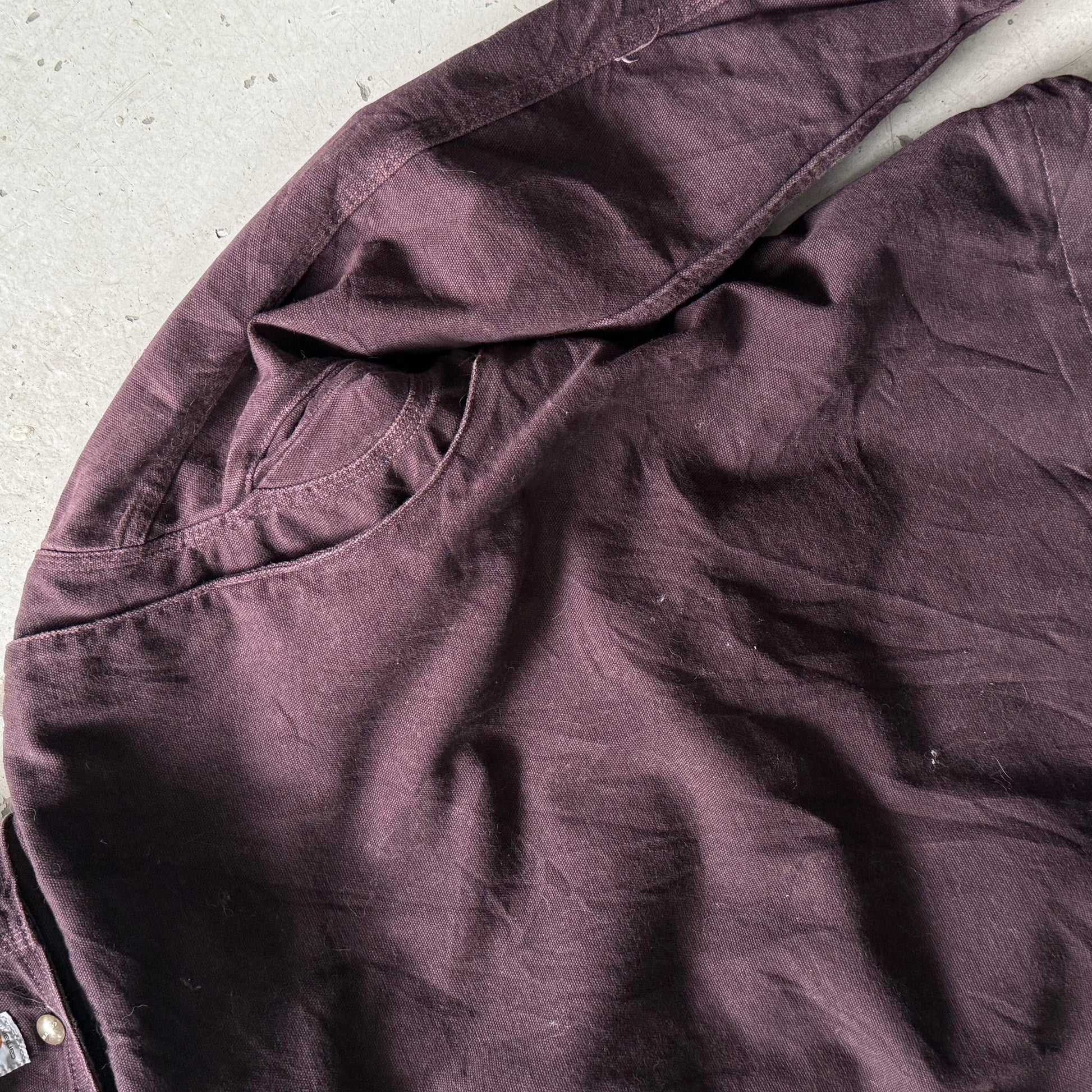 Carhartt Full Swing Jakke – Mørkelilla (Vintage Workwear) - Re:Junk Vintage