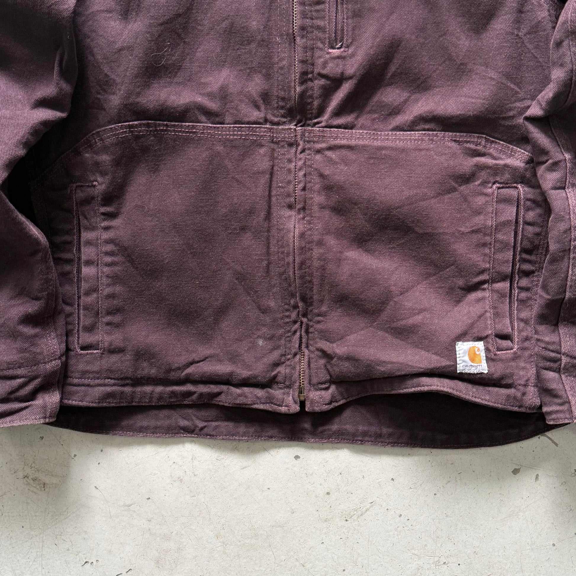 Carhartt Full Swing Jakke – Mørkelilla (Vintage Workwear) - Re:Junk Vintage