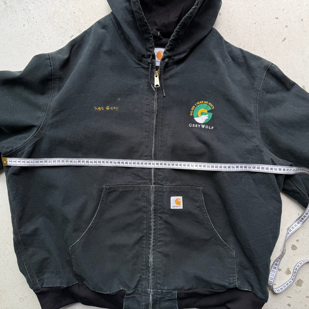 Carhartt Hoodie Jacket – Sort Workwear Vintage Large - Re:Junk Vintage