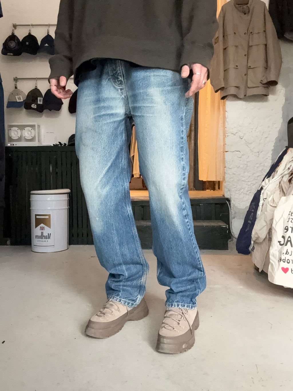 Carhartt | Relaxed Fit Jeans | Blå | 34x32 - Re:Junk Vintage