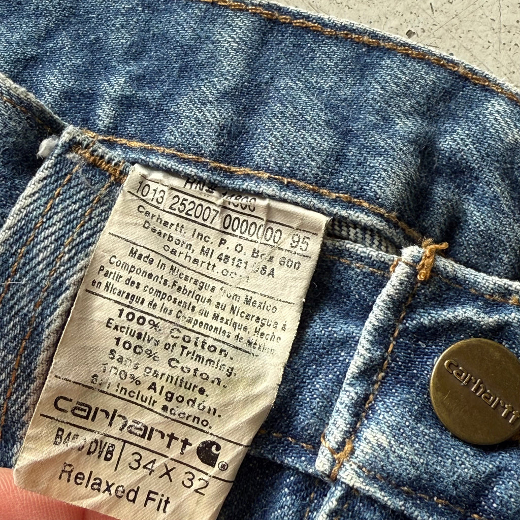Carhartt | Relaxed Fit Jeans | Blå | 34x32 - Re:Junk Vintage
