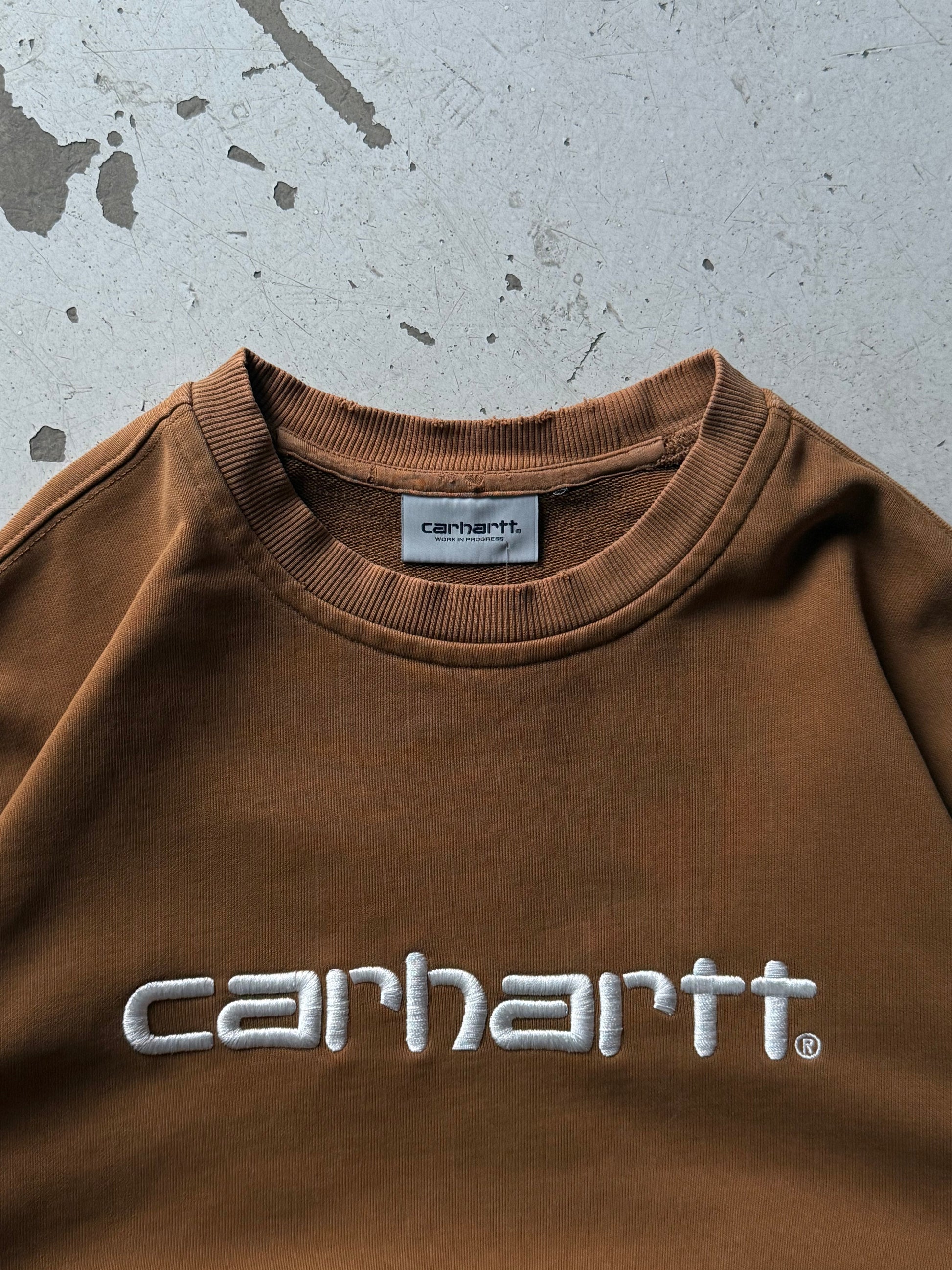 Carhartt | sweatshirt | brun | str. M - Re:Junk Vintage