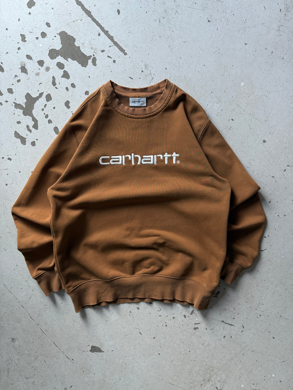 Carhartt | sweatshirt | brun | str. M - Re:Junk Vintage
