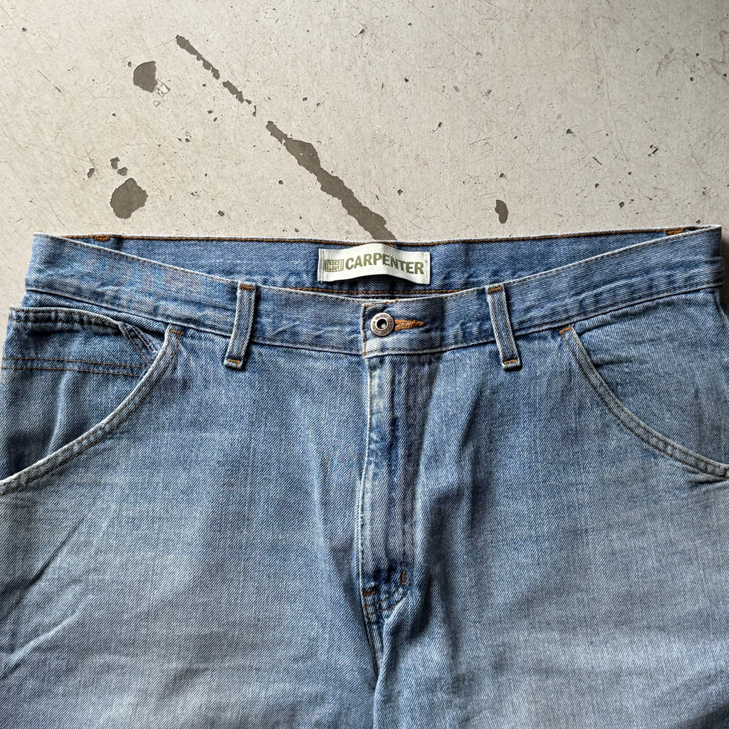 Carpenter | denim jorts | lyseblå | W36 - Re:Junk Vintage