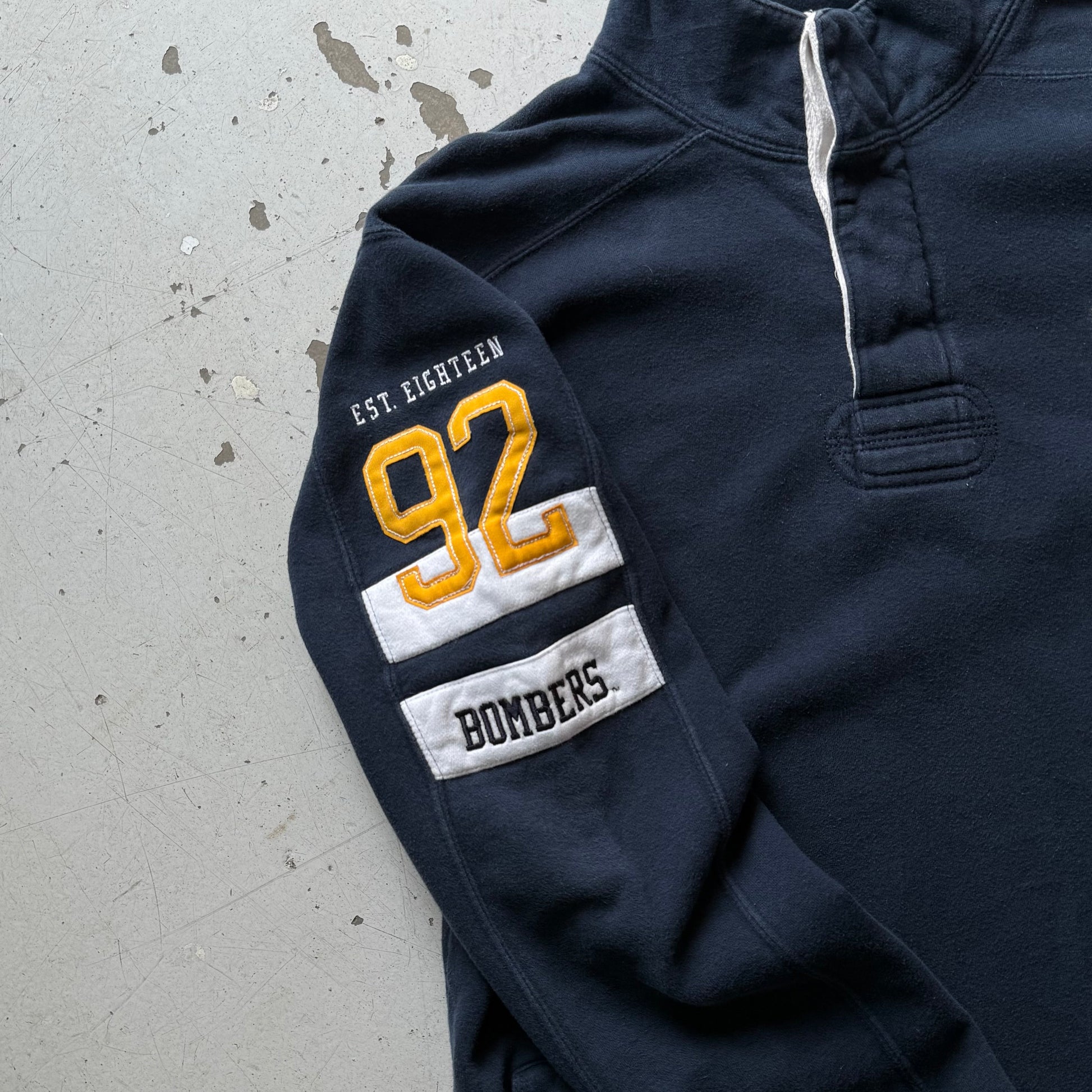 Champion | 1/4 zip sweatshirt | navy | L - Re:Junk Vintage