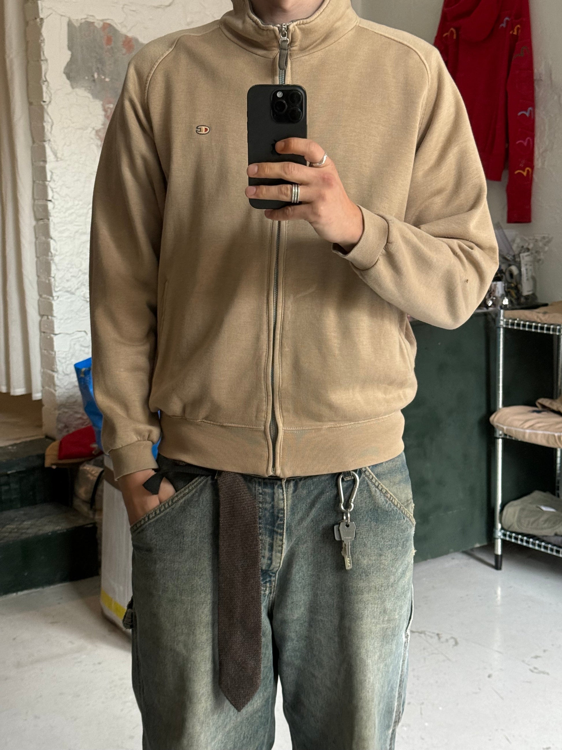 Champion USA Sweatshirt Sand (M) - Re:Junk Vintage