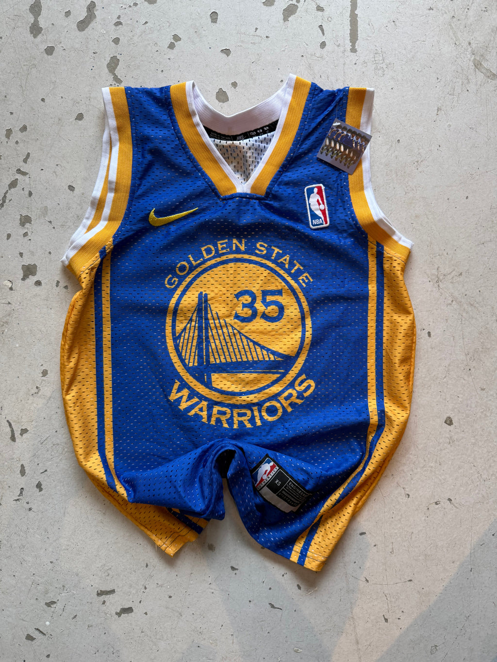 Golden State Warriors vintage NBA basketballtrøje – XS - Re:Junk Vintage