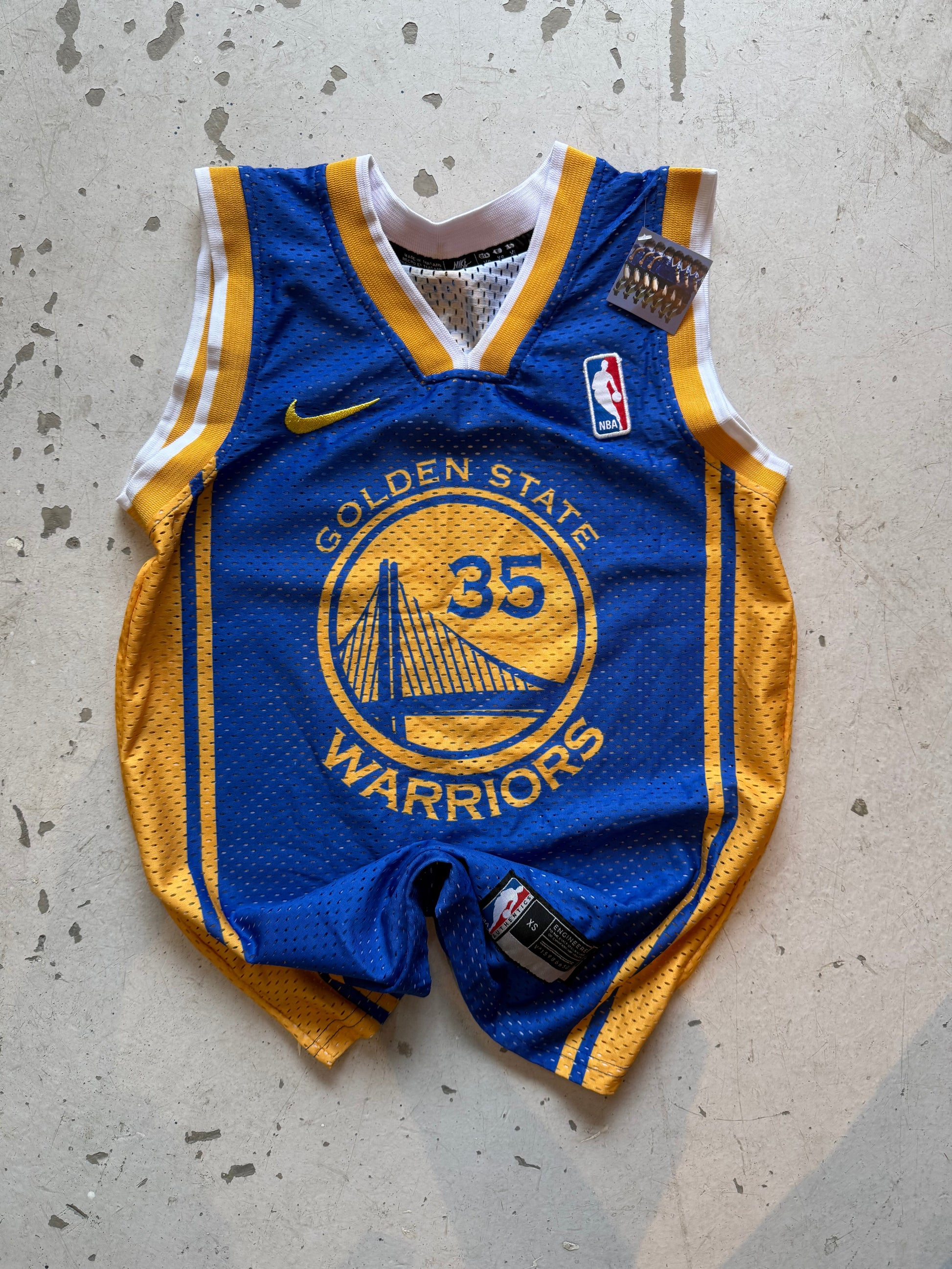 Golden State Warriors vintage NBA basketballtrøje – XS - Re:Junk Vintage