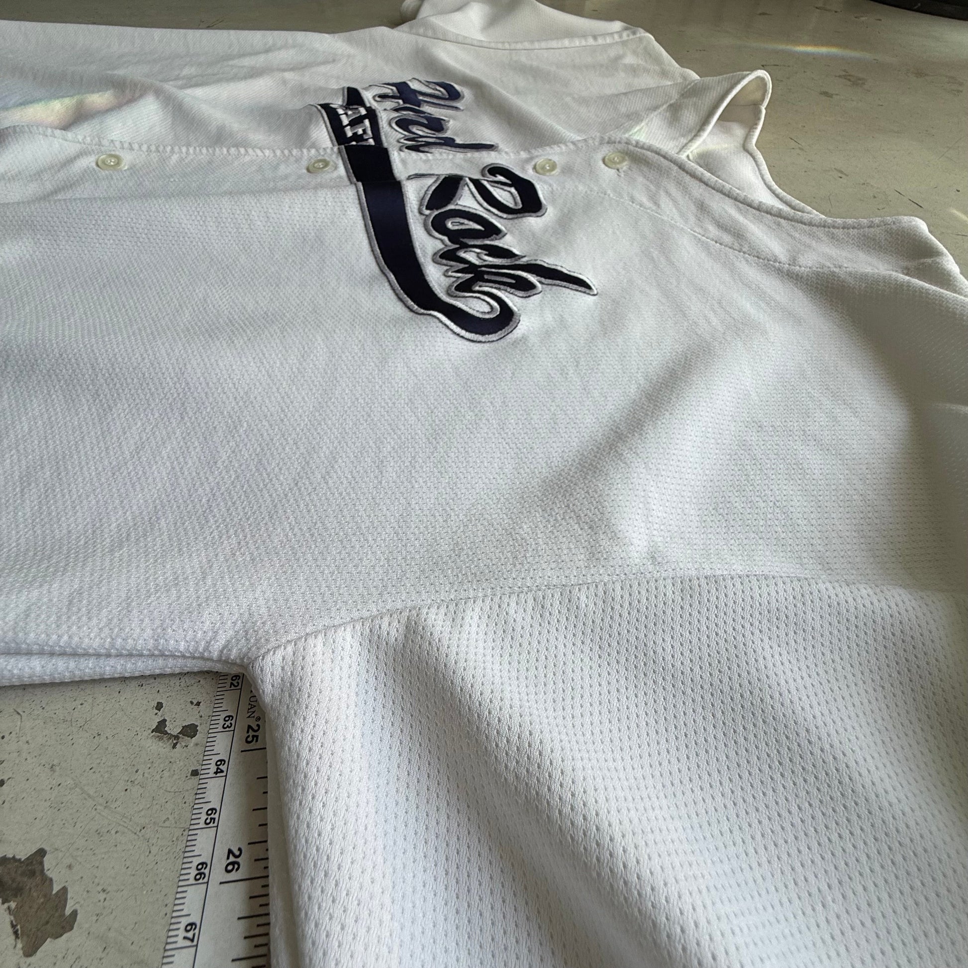 Hard Rock Cafe | baseball jersey | hvid/blå | XXL - Re:Junk Vintage