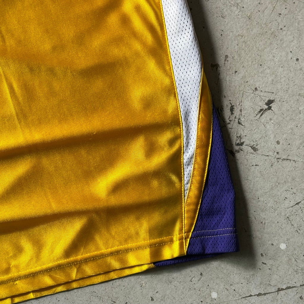 Iron Knights Athletics | Los Angeles Lakers jersey | gul/lilla | L - Re:Junk Vintage