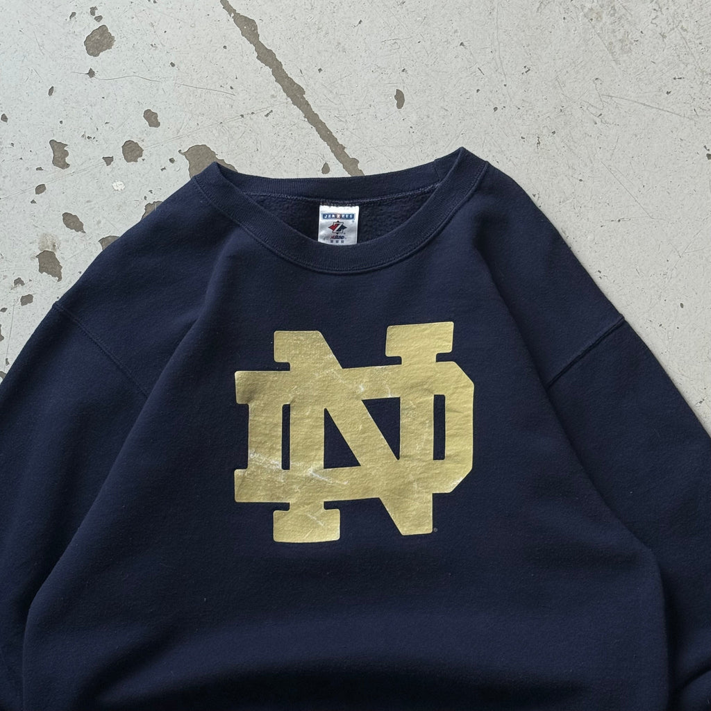 Jerzees | sweatshirt | navy blå | medium - Re:Junk Vintage