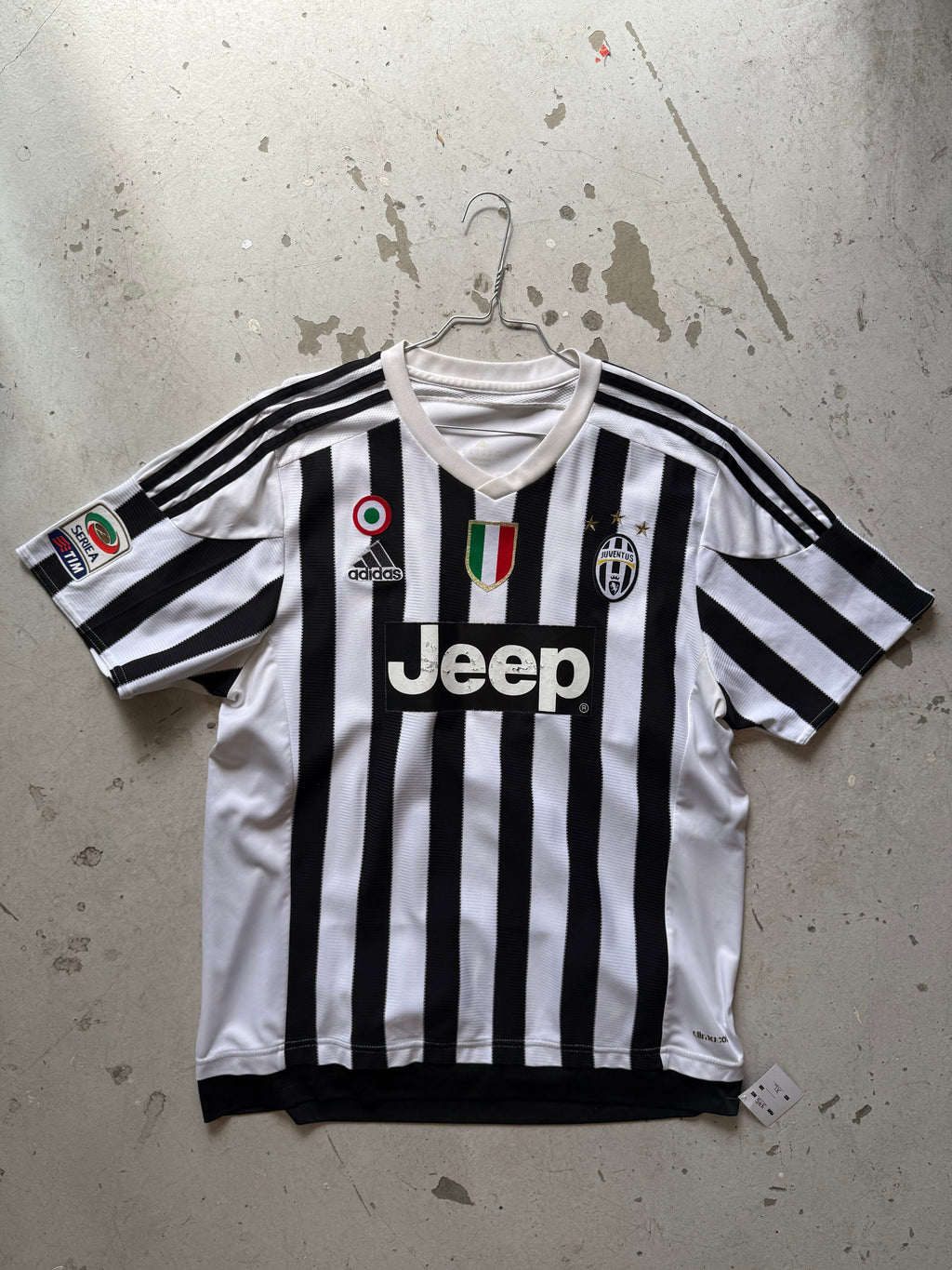 Juventus Vintage Fodboldtrøje – 2015/2016 - XL - Re:Junk Vintage