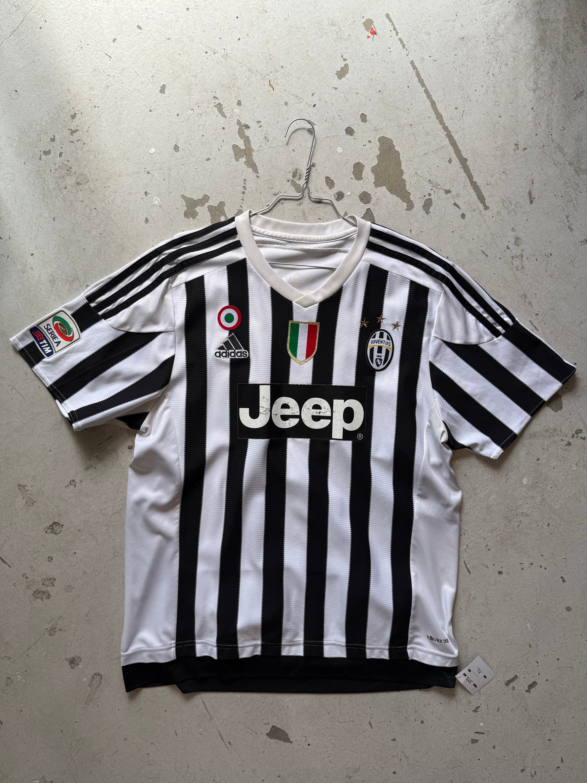 Juventus Vintage Fodboldtrøje – 2015/2016 - XL - Re:Junk Vintage