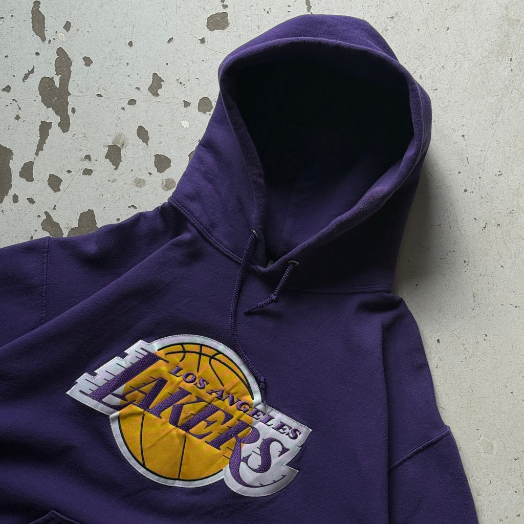 LA Lakers | hoodie | lilla | medium - Re:Junk Vintage