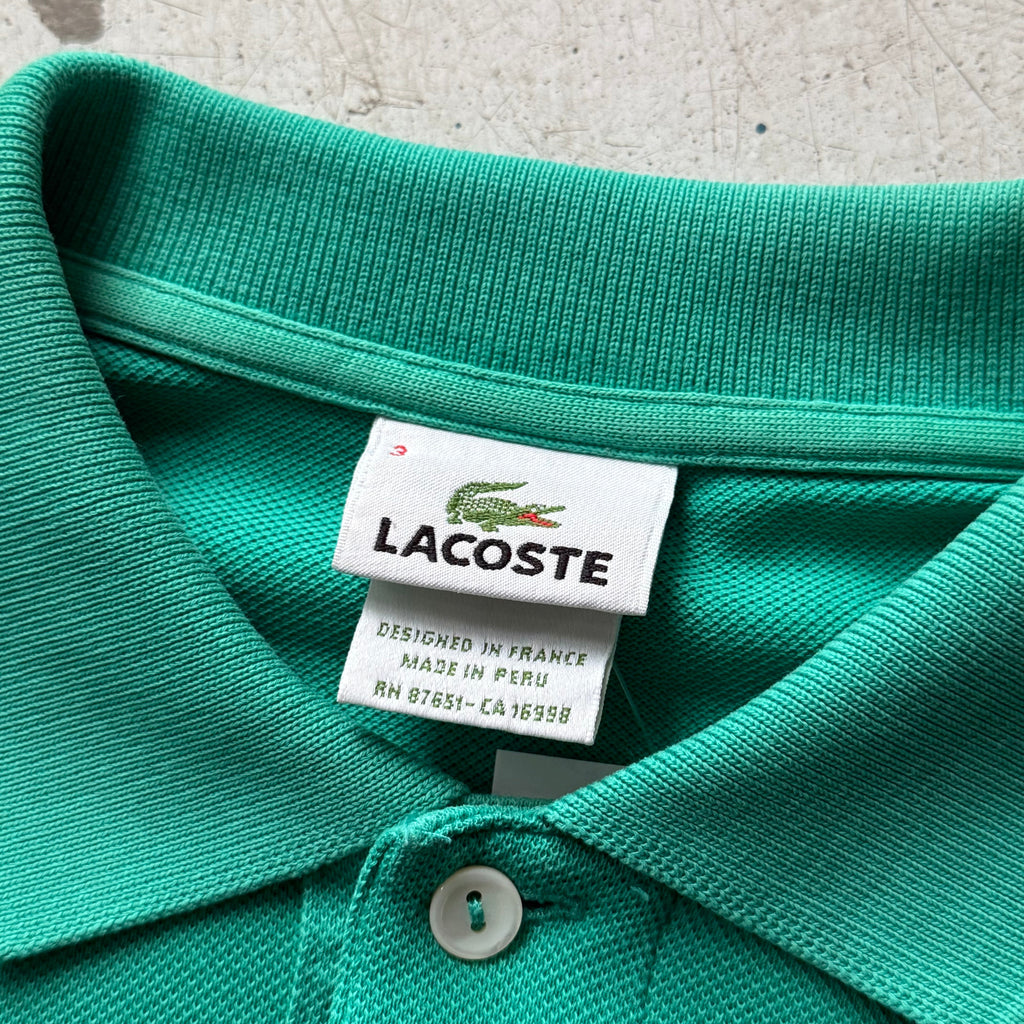 Lacoste Polo – Grøn – Str. S – Klassisk Fit – Vintage - Re:Junk Vintage