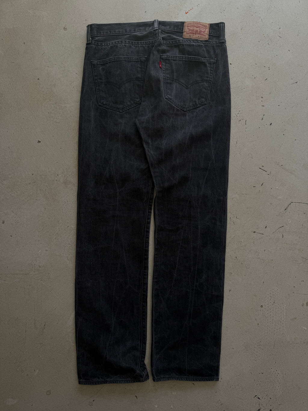 Levi’s | 501 jeans | sort/grå denim | W34/L34 - Re:Junk Vintage