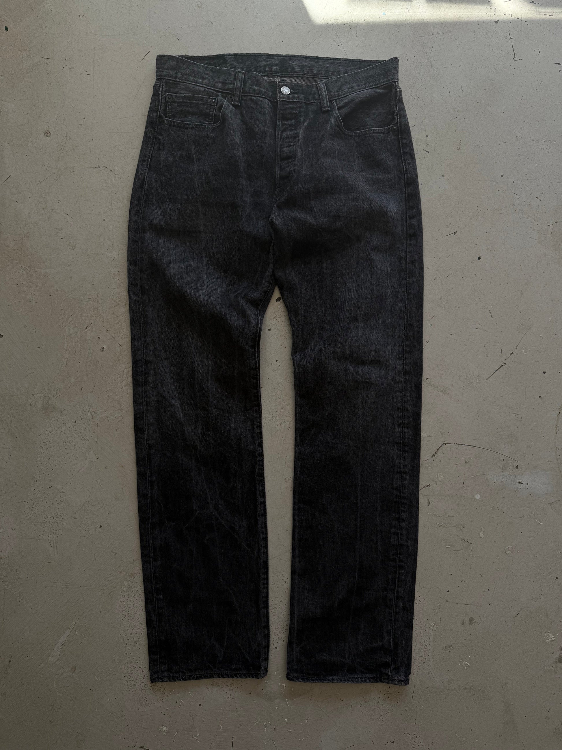 Levi’s | 501 jeans | sort/grå denim | W34/L34 - Re:Junk Vintage