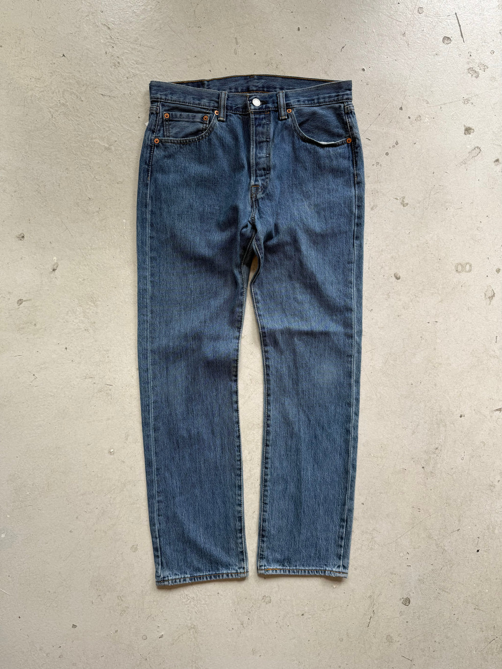Levi’s 501 vintage jeans W32/L32 – klassisk straight fit denim blå 90’erne - Re:Junk Vintage