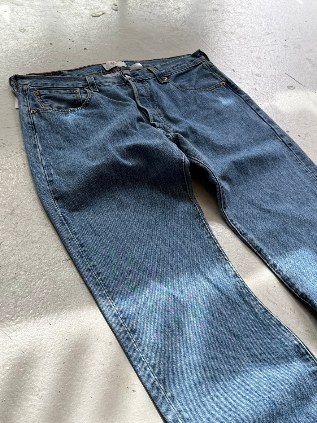 Levi’s 501 vintage jeans W34/L30 – klassisk straight fit denim blå 90’erne - Re:Junk Vintage