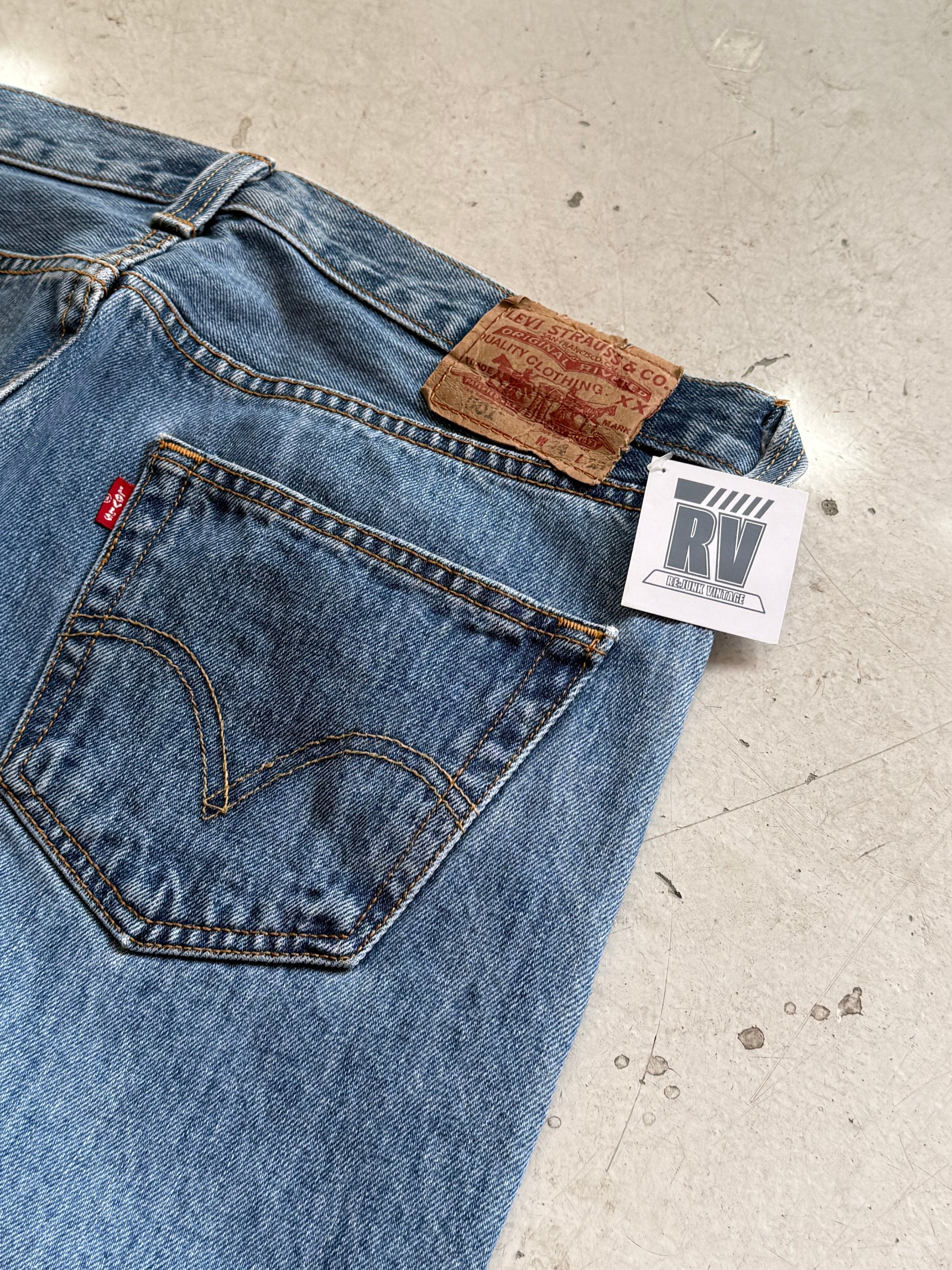 Levi’s 501 vintage jeans W34/L30 – klassisk straight fit denim blå 90’erne - Re:Junk Vintage