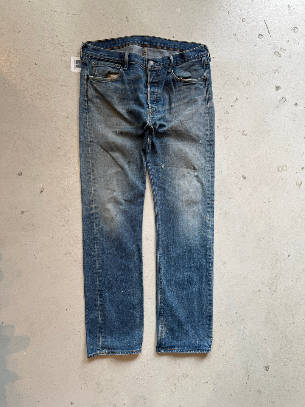 Levi’s 501 vintage jeans W34/L32 – klassisk straight fit denim blå 90’erne - Re:Junk Vintage