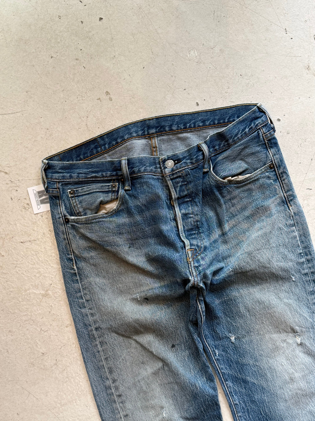 Levi’s 501 vintage jeans W34/L32 – klassisk straight fit denim blå 90’erne - Re:Junk Vintage