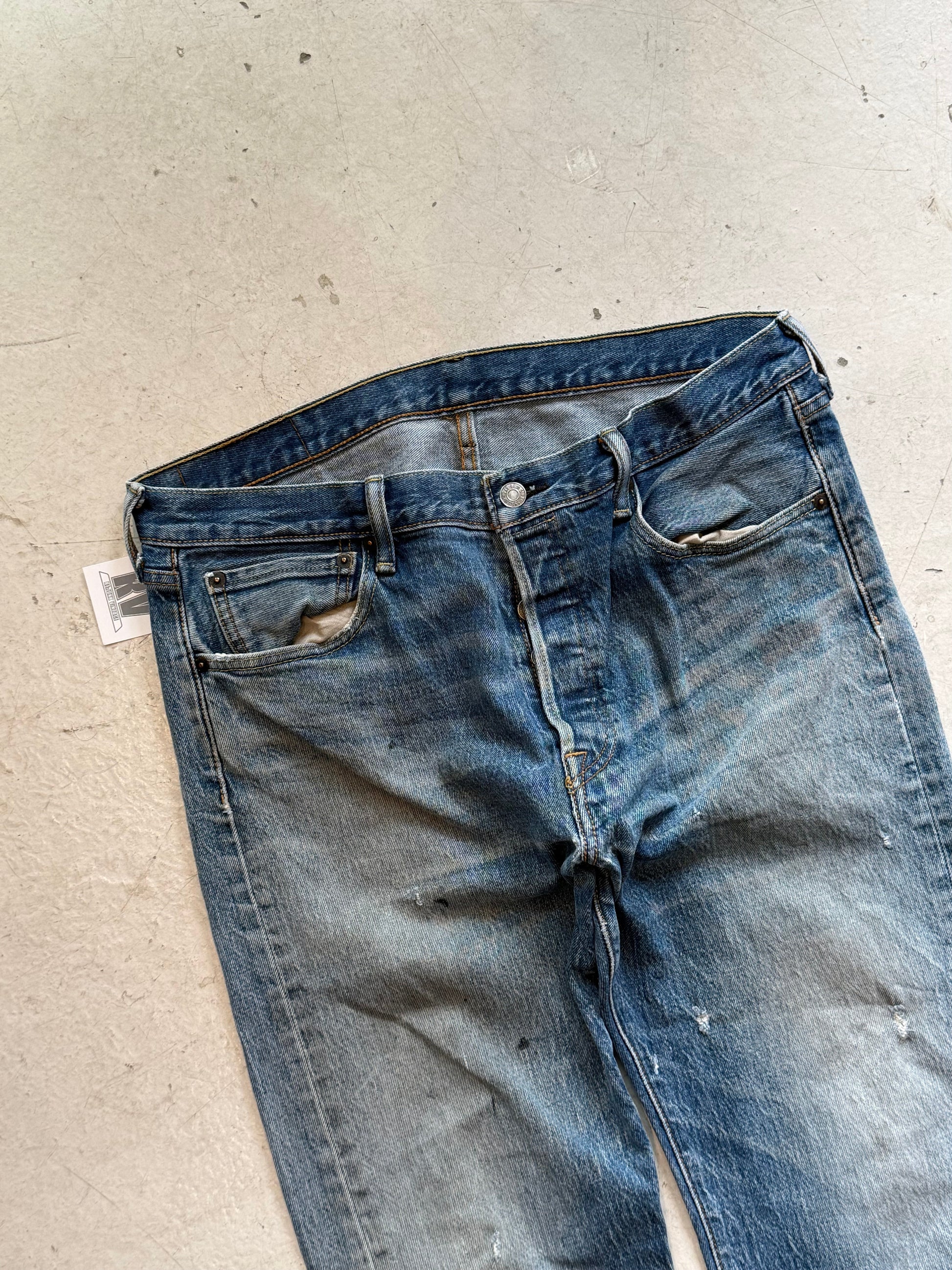 Levi’s 501 vintage jeans W34/L32 – klassisk straight fit denim blå 90’erne - Re:Junk Vintage
