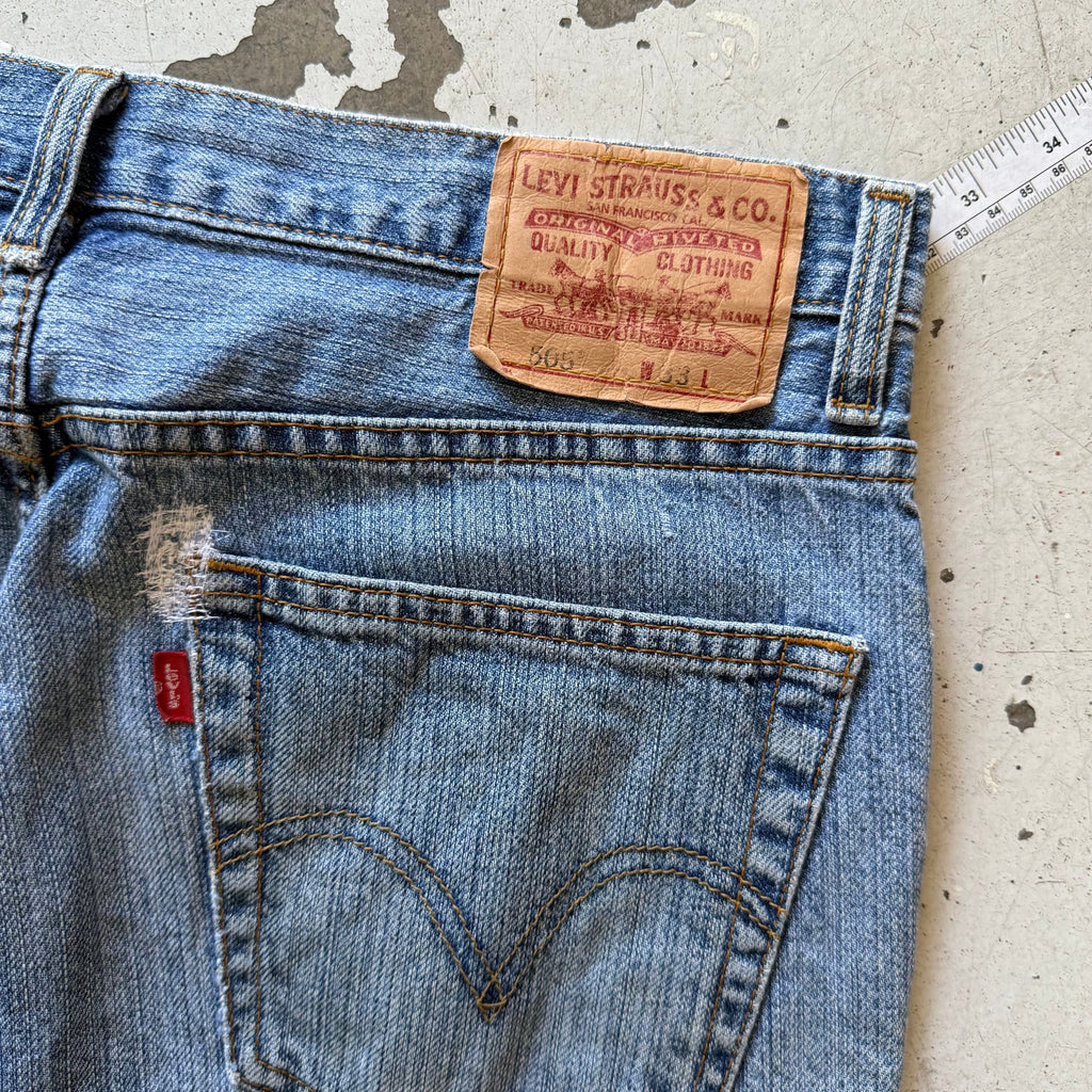 Levi’s 505 | denim shorts | lys blå | W33 - Re:Junk Vintage