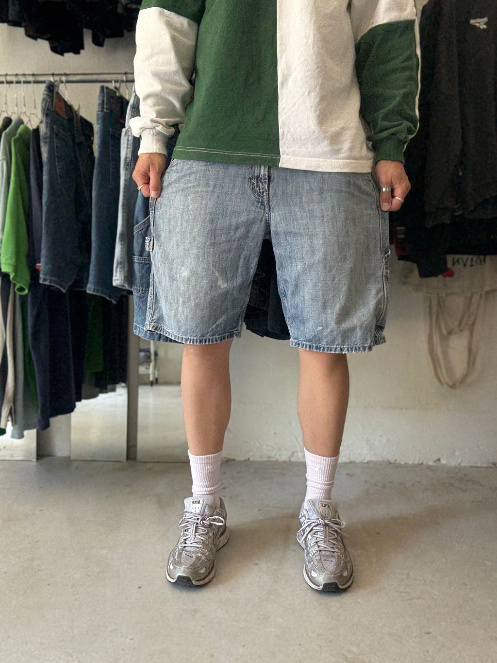 Levi’s Carpenter | denim shorts | lys blå | W34 - Re:Junk Vintage