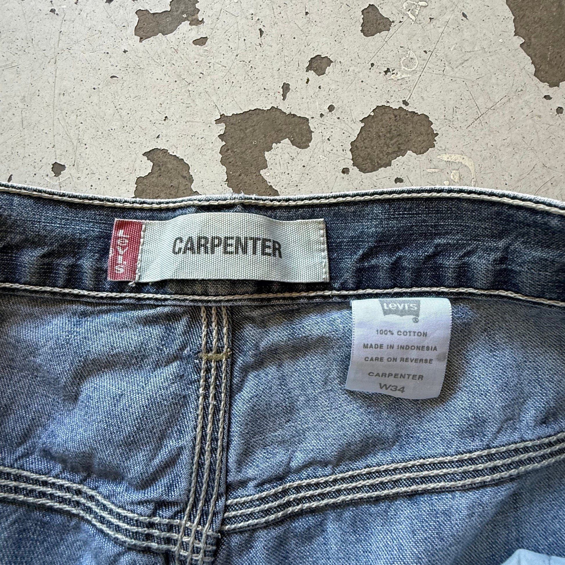 Levi’s Carpenter | denim shorts | lys blå | W34 - Re:Junk Vintage