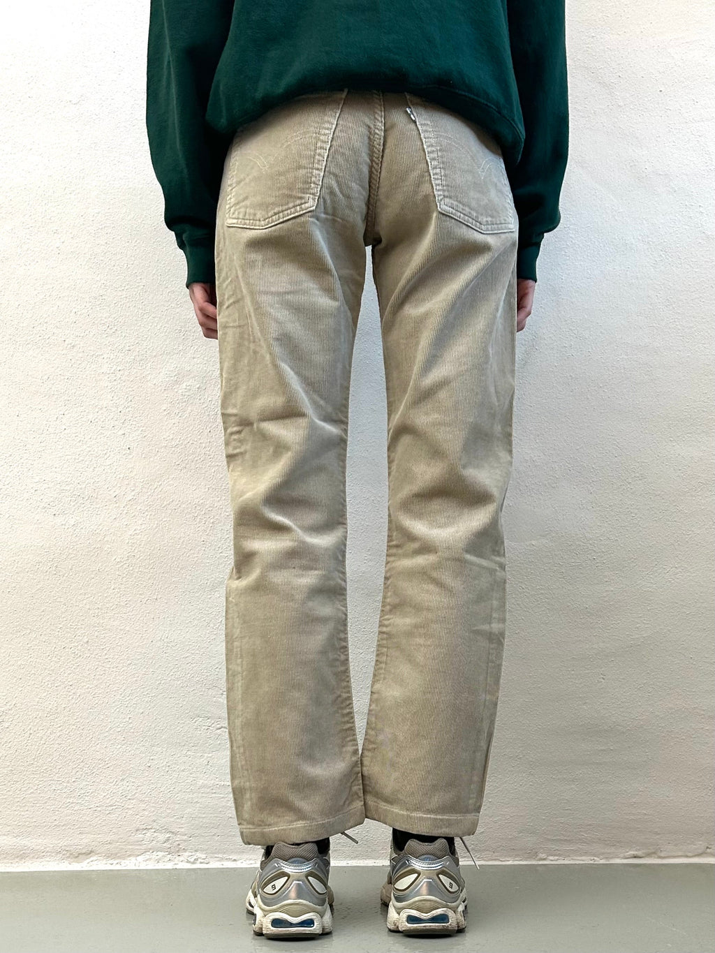 Levi's Fløjls Beige - W27/L34 - Re:Junk Vintage