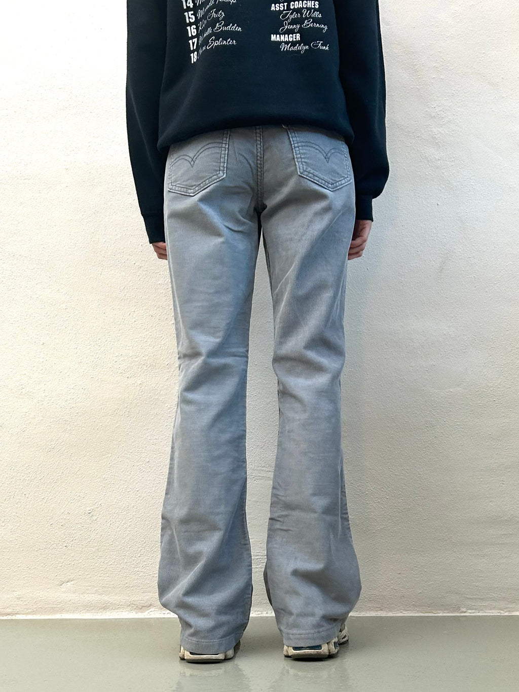 Levi's Fløjls Grå - W26/L34 - Re:Junk Vintage