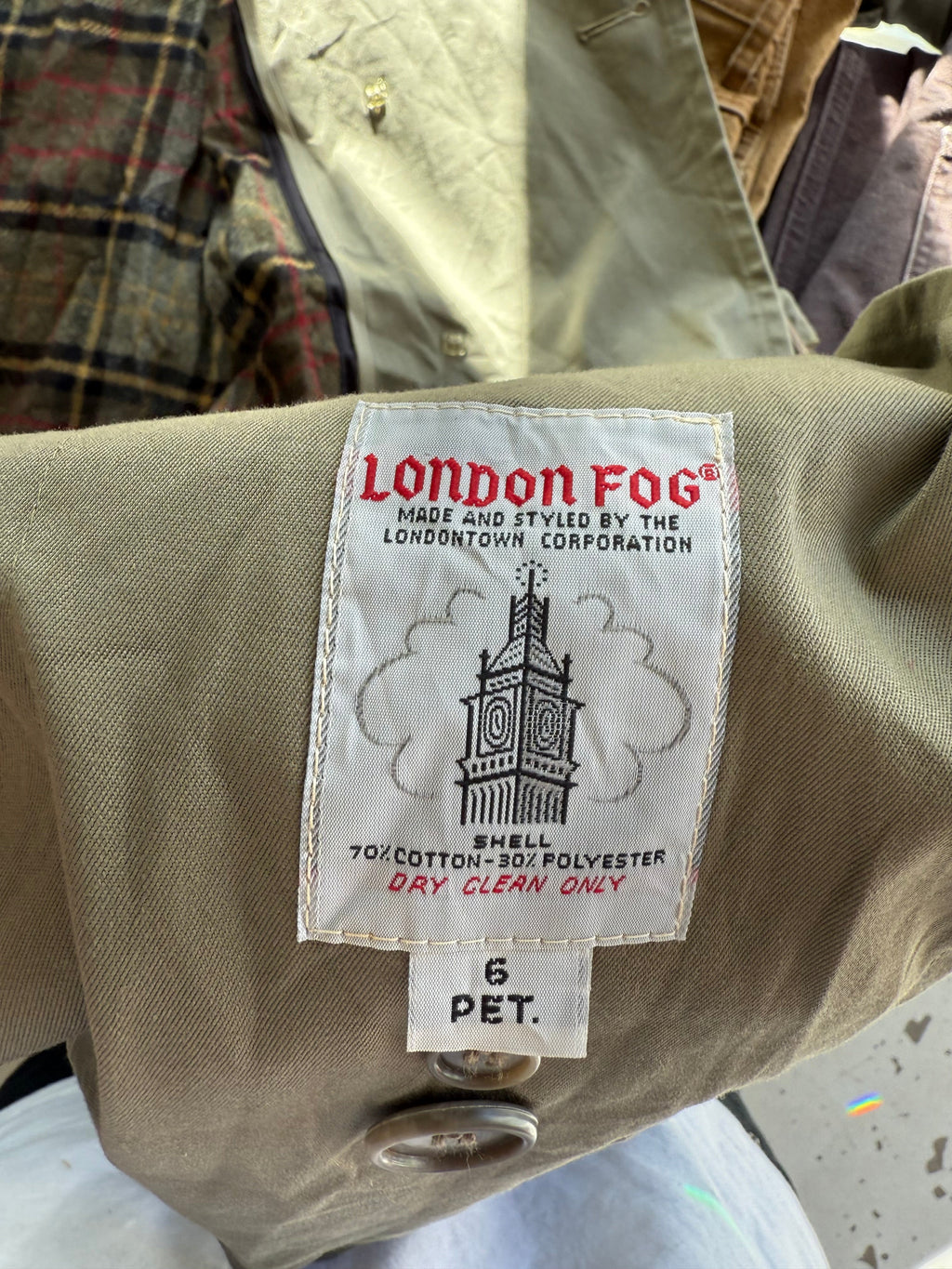 London Fog | trenchcoat | beige | S/Petite - Re:Junk Vintage