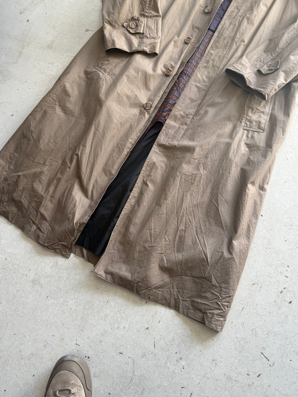 London Fog | trenchcoat | taupe/beige | M/L - Re:Junk Vintage